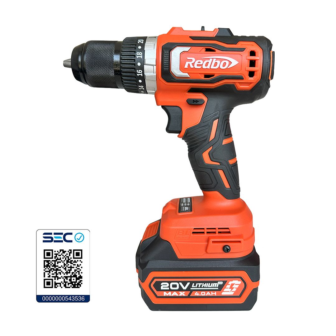 Taladro Percutor Atornillador Inalámbrico 20V De 13 mm BRUSHLESS RB-20PBL3