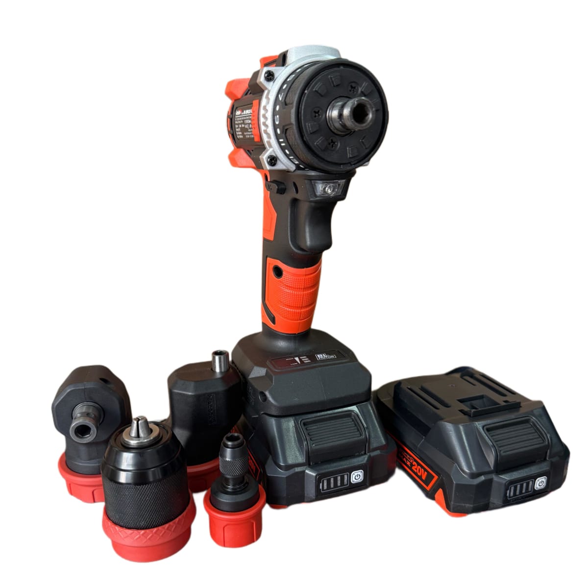 Atronillador Multifuncional Inalambrico Cabezas Intercambiables 20v 5en1 RB-20PBLSS Pluss2