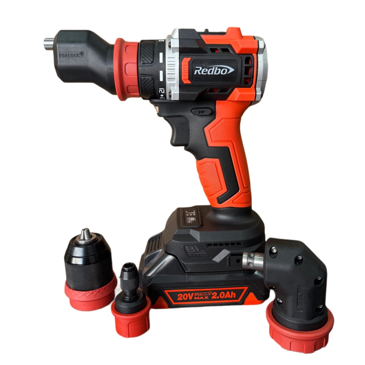 Atronillador Multifuncional Inalambrico Cabezas Intercambiables 20v 5en1 RB-20PBLSS Pluss3