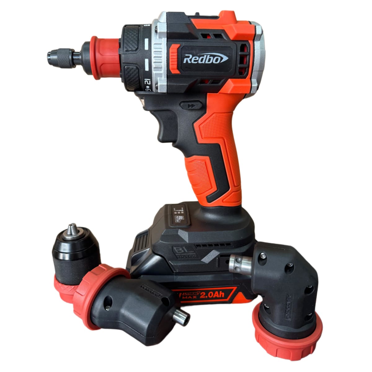 Atronillador Multifuncional Inalambrico Cabezas Intercambiables 20v 5en1 RB-20PBLSS Pluss4