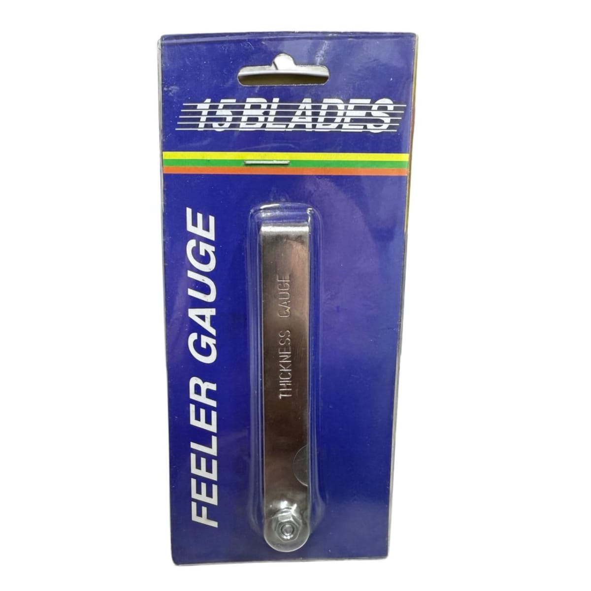 Feeler Calibrador Mecanico De Valvula Bujias Feller 15 Hojas 0