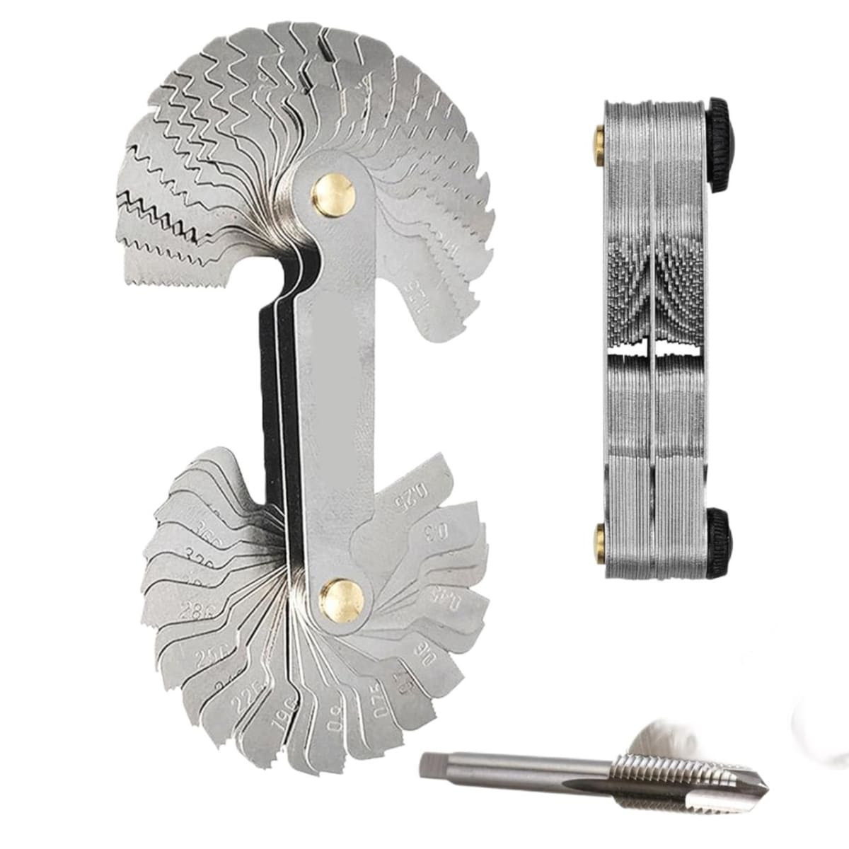 Cuenta Hilo / Medidor De Rosca De Paso Calibrador 36pcs 0