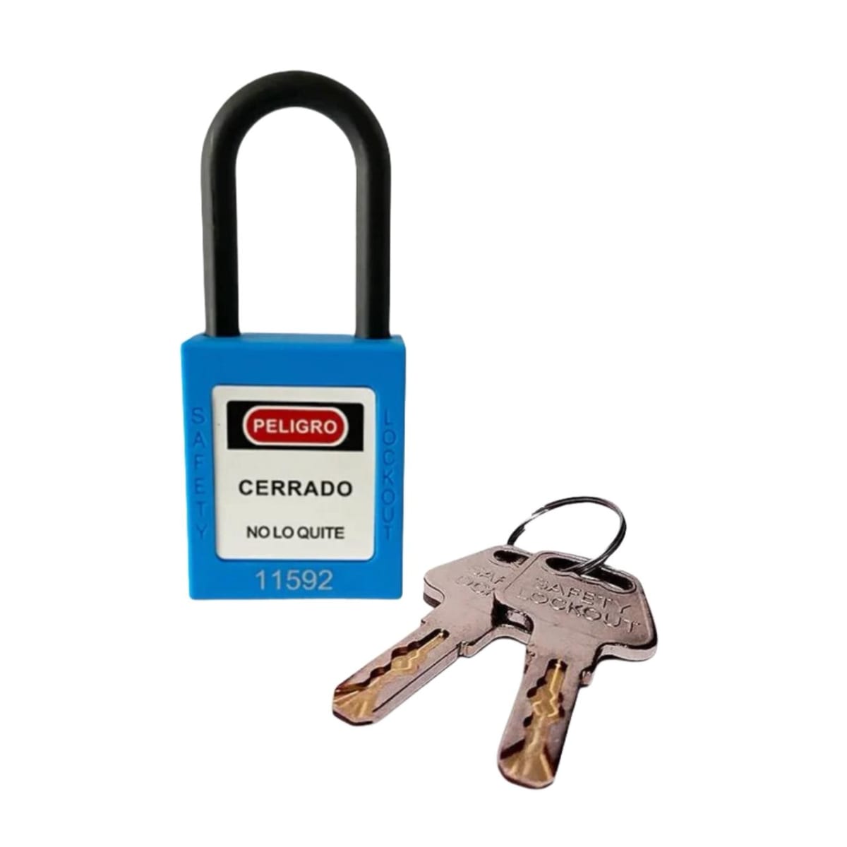 Candado De Bloqueo Dieléctrico Kbeen 2 Llaves Colores Surtidos3