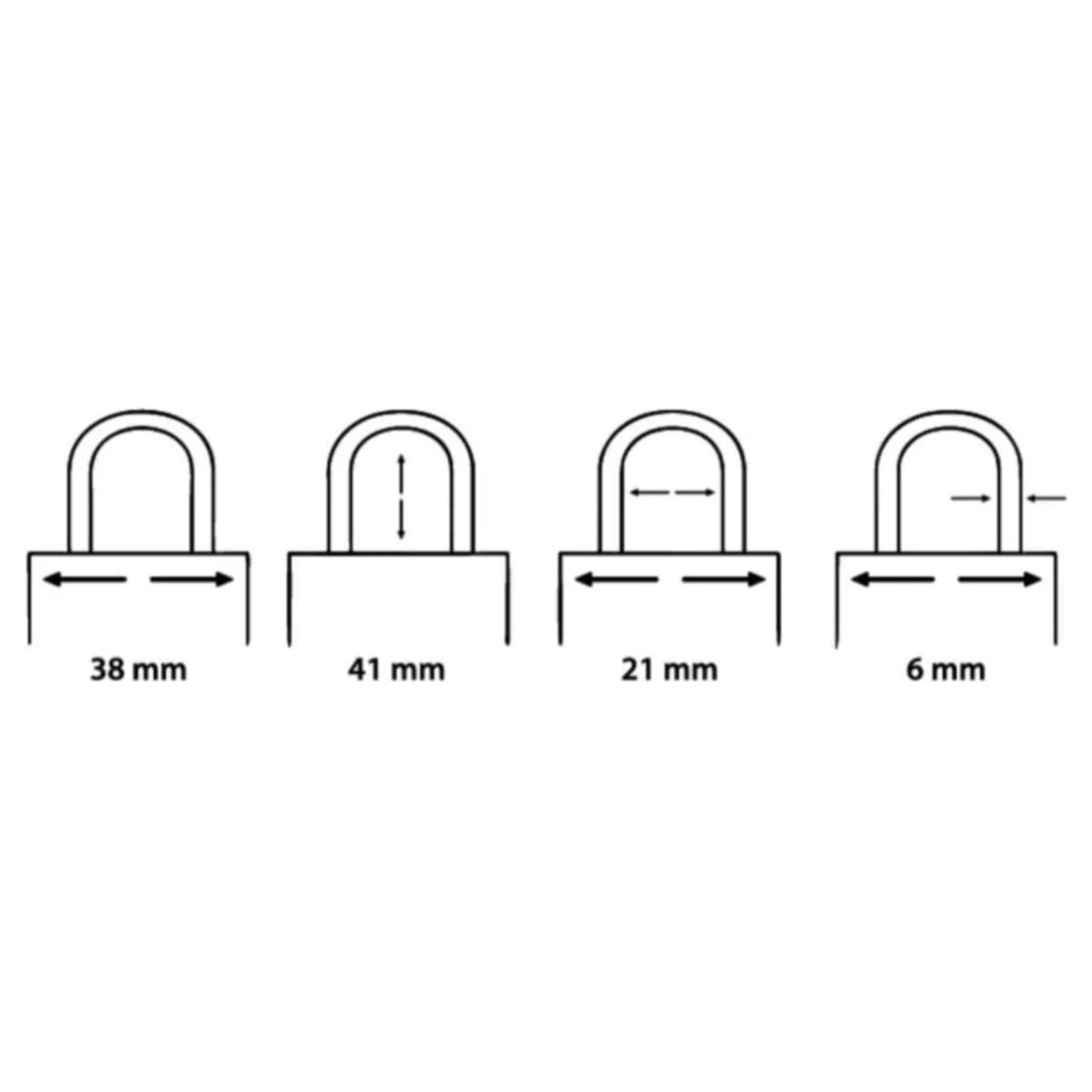 Candado De Bloqueo Dieléctrico Kbeen 2 Llaves Colores Surtidos8