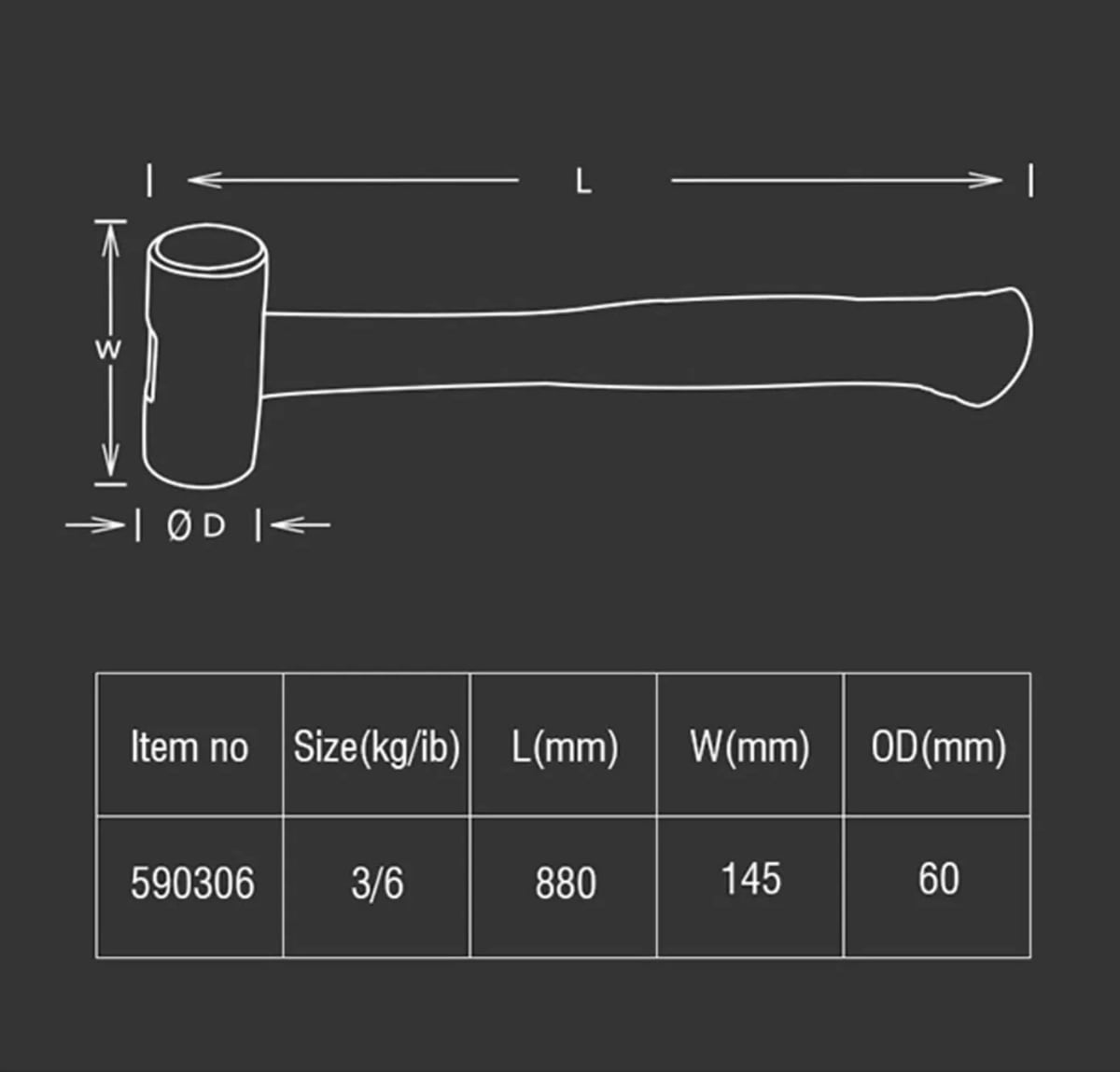 Maza Combo Antichispa Cobre 2lb 900g Mazo martillo3