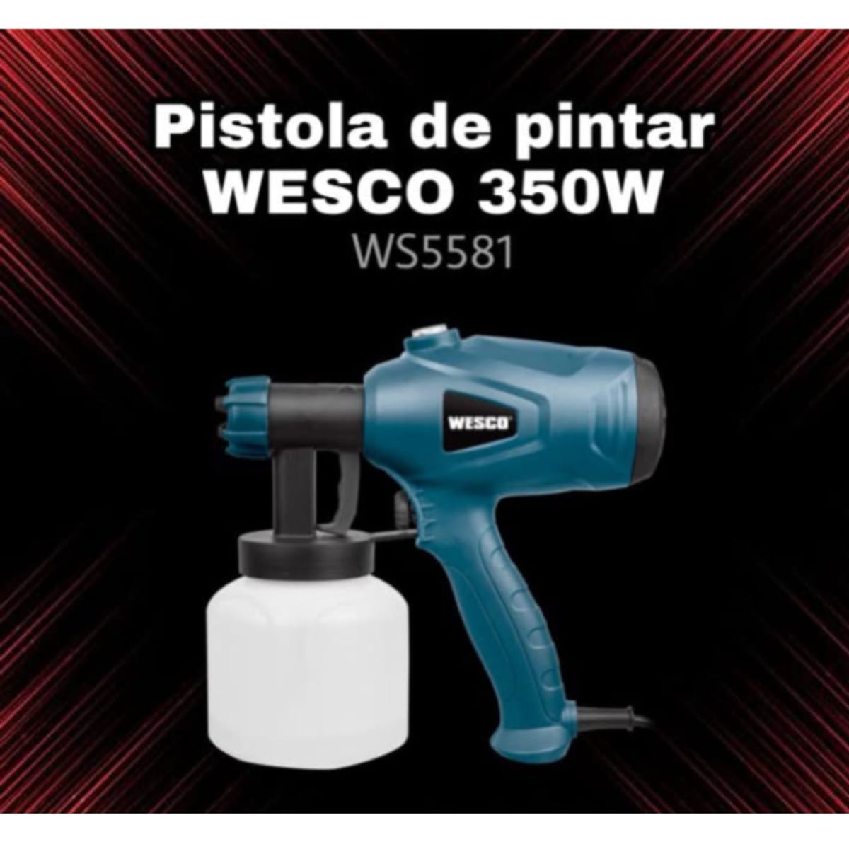 Pistola Pulverizadora 350w 500ml/min Wesco2