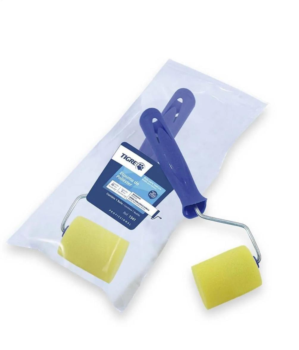 Rodillo Esponja Espuma Poliester 5cm Cuerpo Fierro Tigre4
