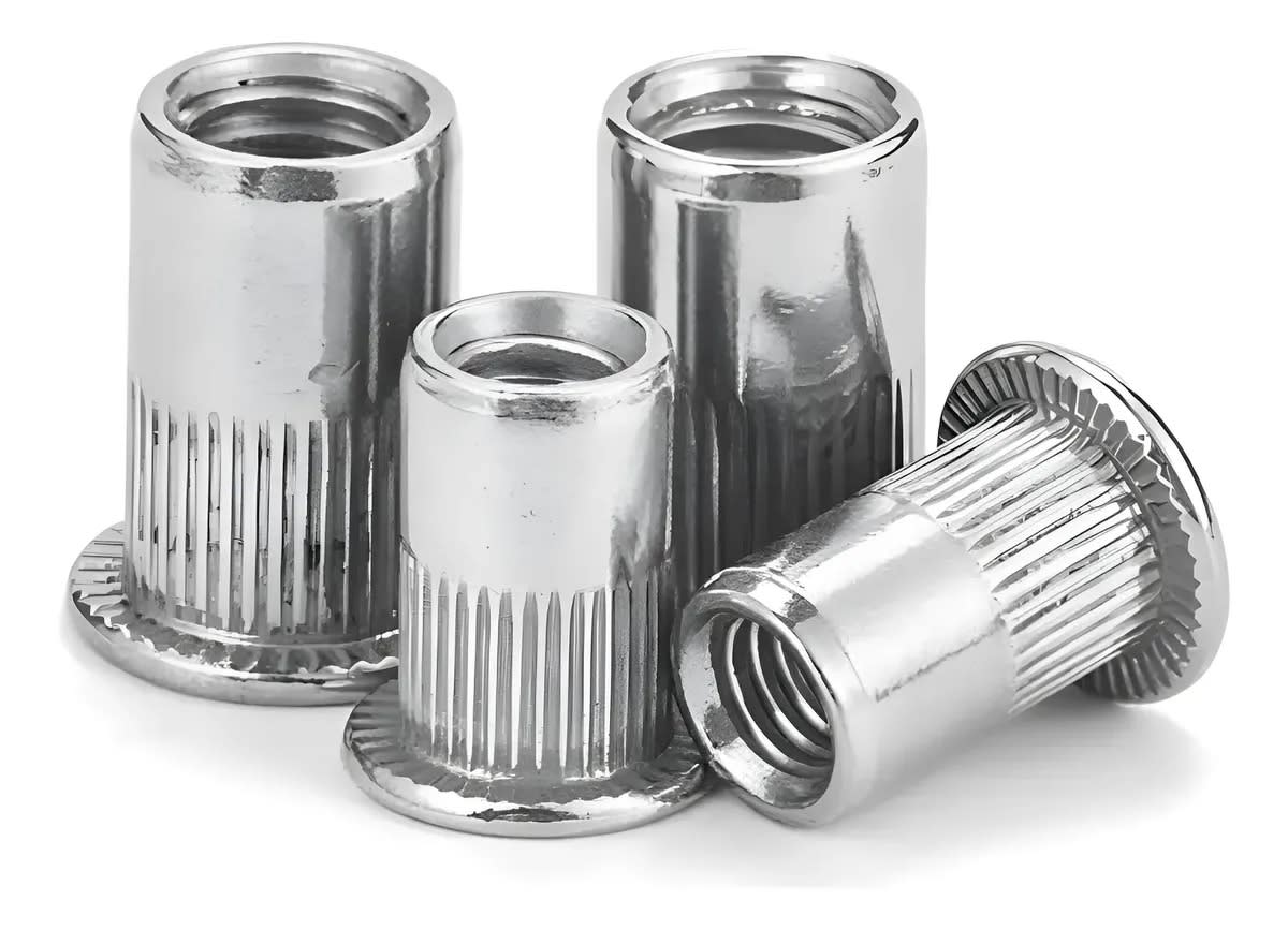 Tuerca Remachable Hilo 3/8 Hierro Pack 10 Und Fierro Zincado 0
