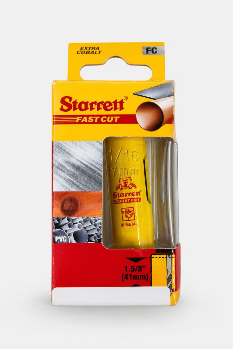 Sierra Copa Bimetal 17mm 11/16 Starrett  Extra Cobalto3