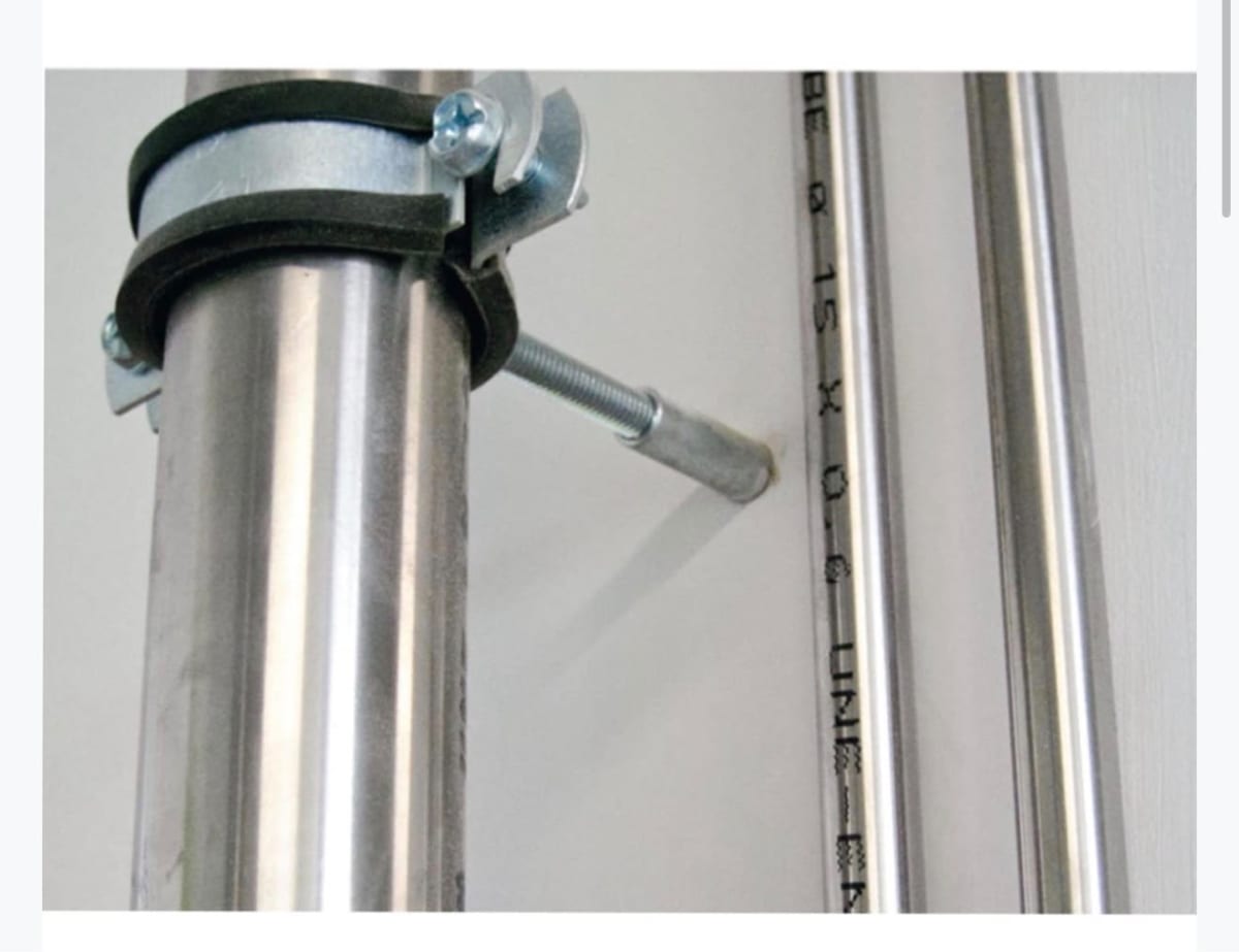 Abrazadera Isofonica Reforzada 99 A 105mm Para Colgar Tubo2