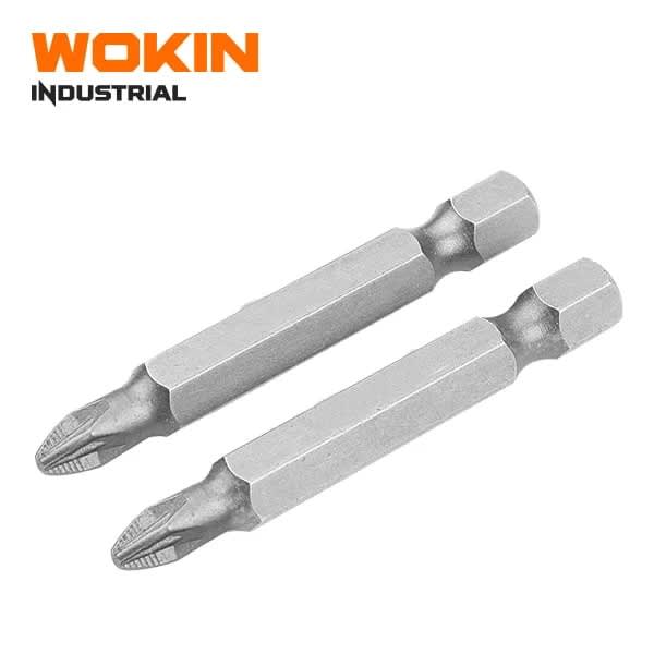 Punta Phillips PZ3x50mm Pozidriv X2Pcs Wokin3