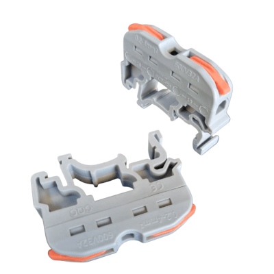Conector Unión Palanca Doble Riel Din 0.8-4mm 1p 32amp1