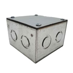 Caja Derivacion Metálica Galvanizada con Prepicado