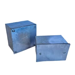 Caja Derivación Metálica Galvanizada Lisa