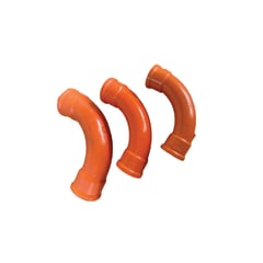 Curva Conduit PVC 2 campanas