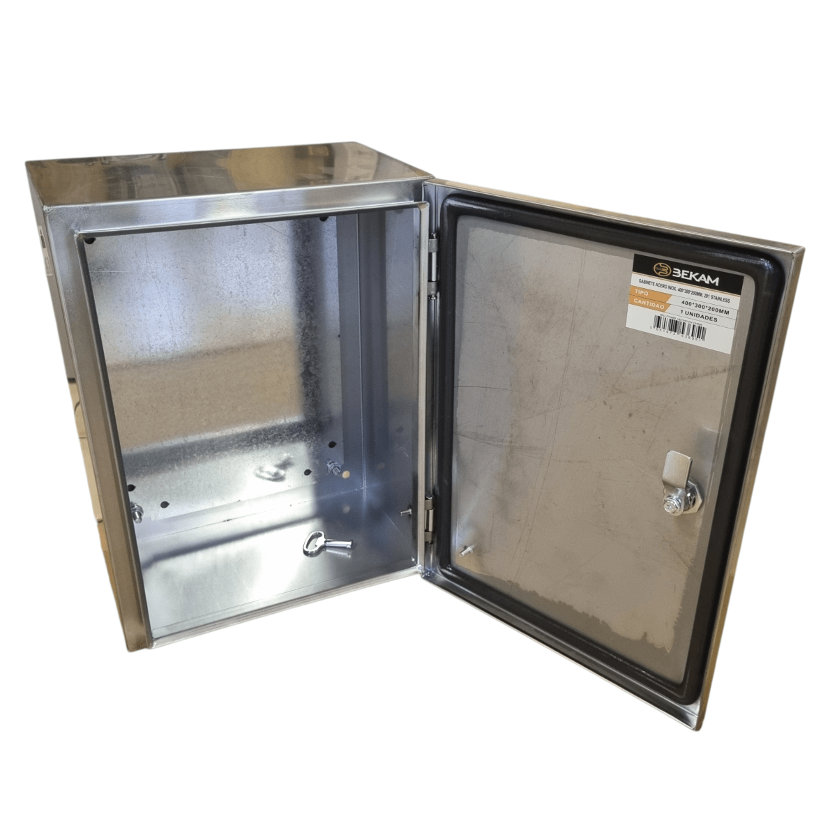 Gabinete o Tablero Metálico 1 Puerta Acero Inox. 2012