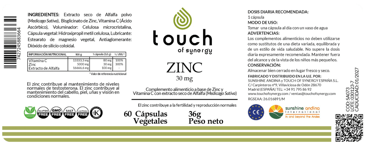 Zinc (60 Comprimidos)2