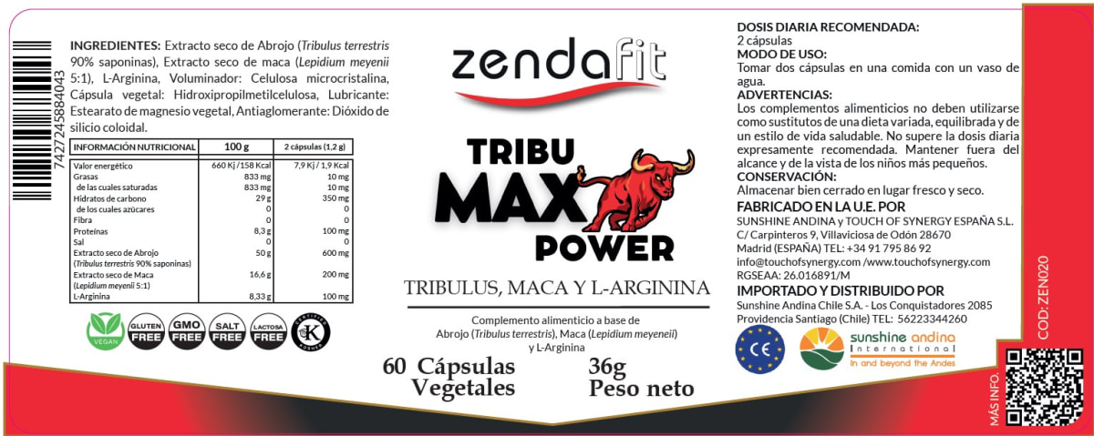 Tri Max Power - 60 cápsulas vegetales2