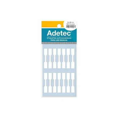 Etiqueta 9X53 Mm Blanca Para Joya 140 Unidades. Adetec1