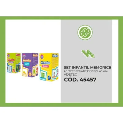 Memorice Mix 3 Tematicas 28 Pzs Adetec1