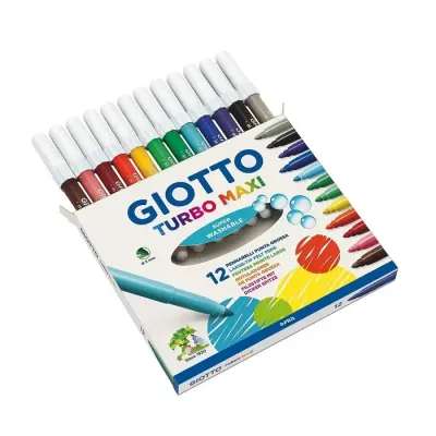 Marcador 12 Col. Turbo Maxi Giotto1