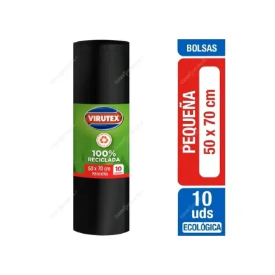 Bolsa De Basura 50 X 70 Virutex 10 Unidades. 22Mc1