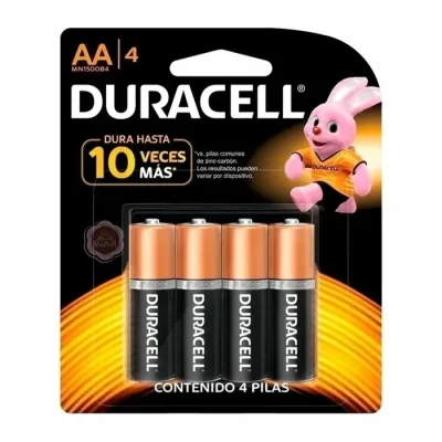 Pilas Set X4 Duracell1