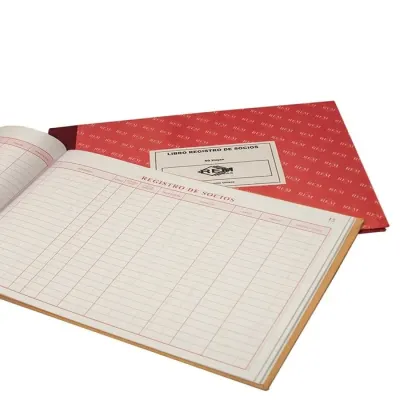 Libro Registro De Socios 50 Hojas Rem-Max1