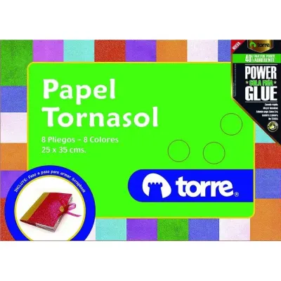 Estuche Papel Tornasol 8 Pliegos Torre1