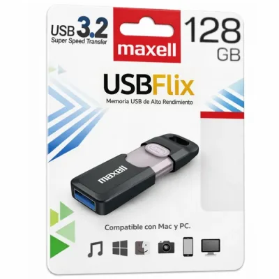 Pendrive 128 Gb Usb 3.0 Flix Maxell1