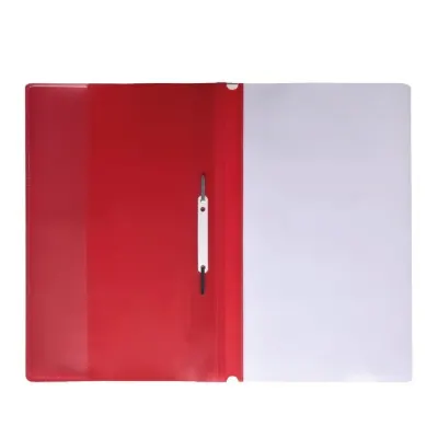 Carpeta Vinil Con Sujetador Oficio Roja Auca1