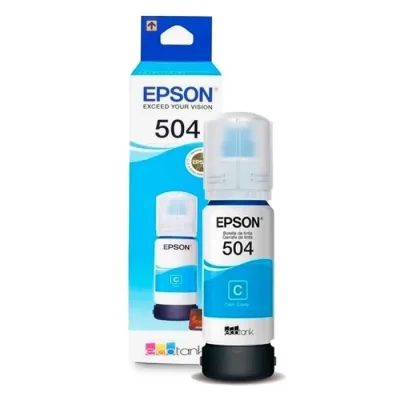Tinta Epson 504 Cyan 70Ml1