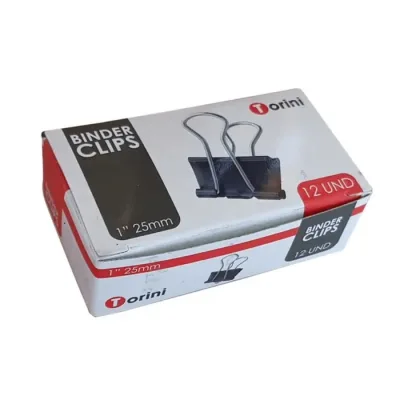 Doble Clips 25 Mm 12 Unidades Torini1