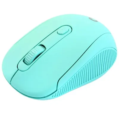 Mouse Fiddler Usb Inalambrico Verde/Pastel + Pilas1