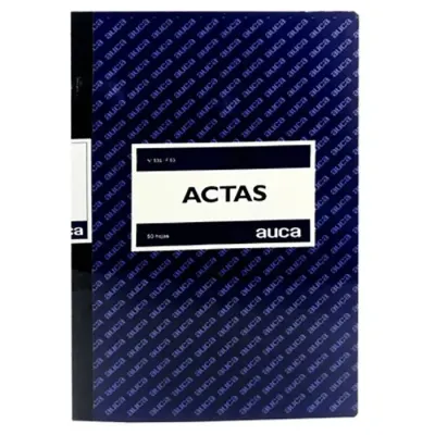 Libro Actas 50 Hojas Auca1