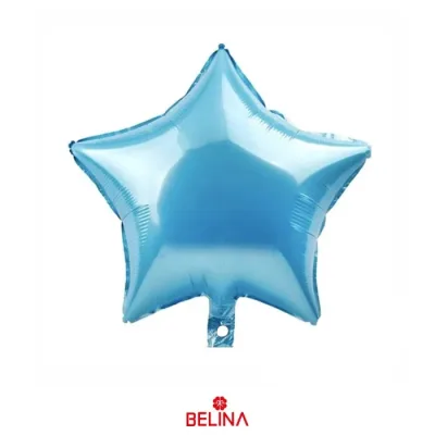 Globos Estrella 18 Celeste Belina1