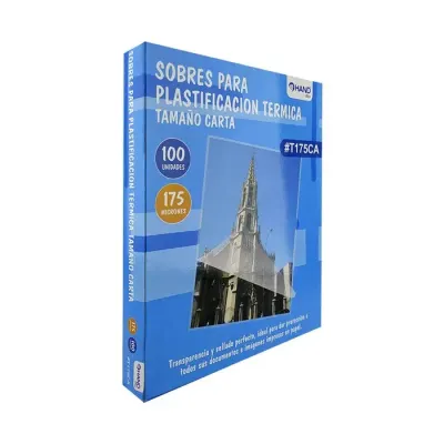 Lamina Termol. Carta 7 229X292 Mm 175 Mc 100Hjs 100 Unidades.1