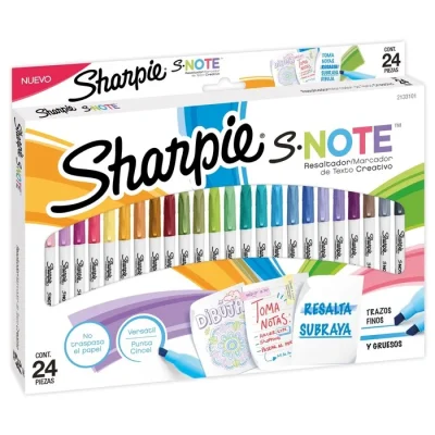 Destacador 24 Col. Sharpie1