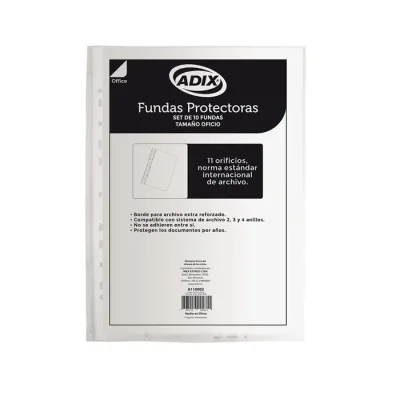 Funda Oficio 10 Unidades Adix1