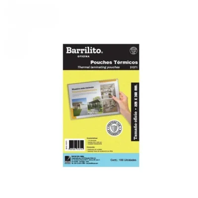 Lamina Termol. Oficio 7 229X368 Mm 175 Mc Barrilito1