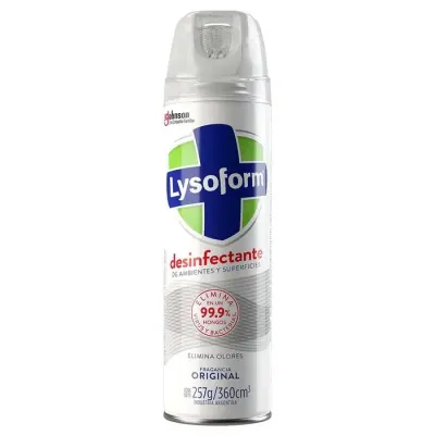 Desinfectante Aerosol Lysoform Original 360 Cc1