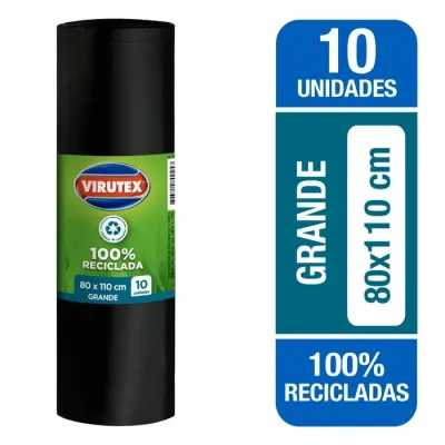 Bolsa De Basura 80 X 110 10 Unidades. Virutex1