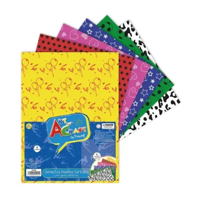 Estuche Goma Eva 20X30 6 Unidades. Diseños Surtidos Latina1
