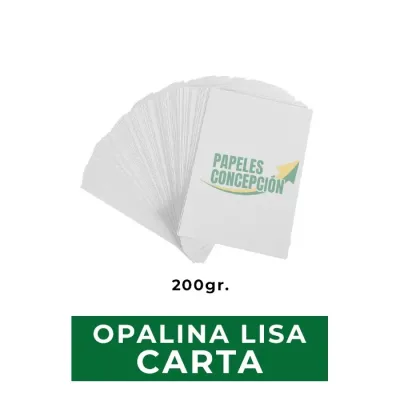 Opalina Lisa Carta Blanca 200 Grs 100 Hojas Marbel1