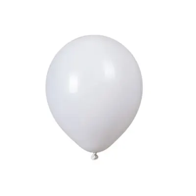 Globos Blanco N°9 50 Unidades. Big Party1