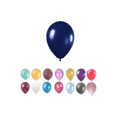 Globos Azul Perlado 50 Unidades. Big Party1