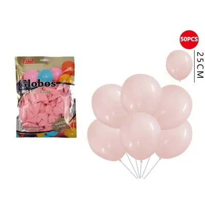 Globos Rosado Oscuro 50 Unidades. 25 Cm Feliz Group1