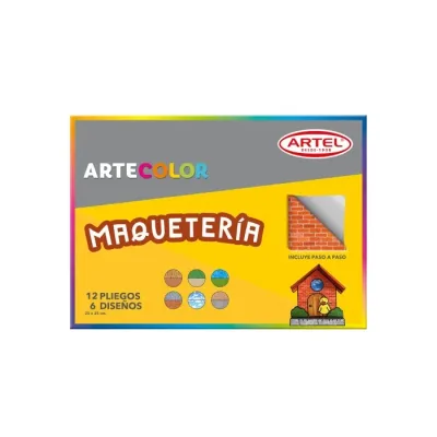 Estuche Maqueteria 6 Pliegos Artel1