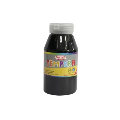 Tempera 250 Cc Negro Artel1