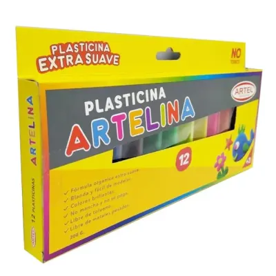 Plasticina 12 Col.Triangular Artelina Artel1